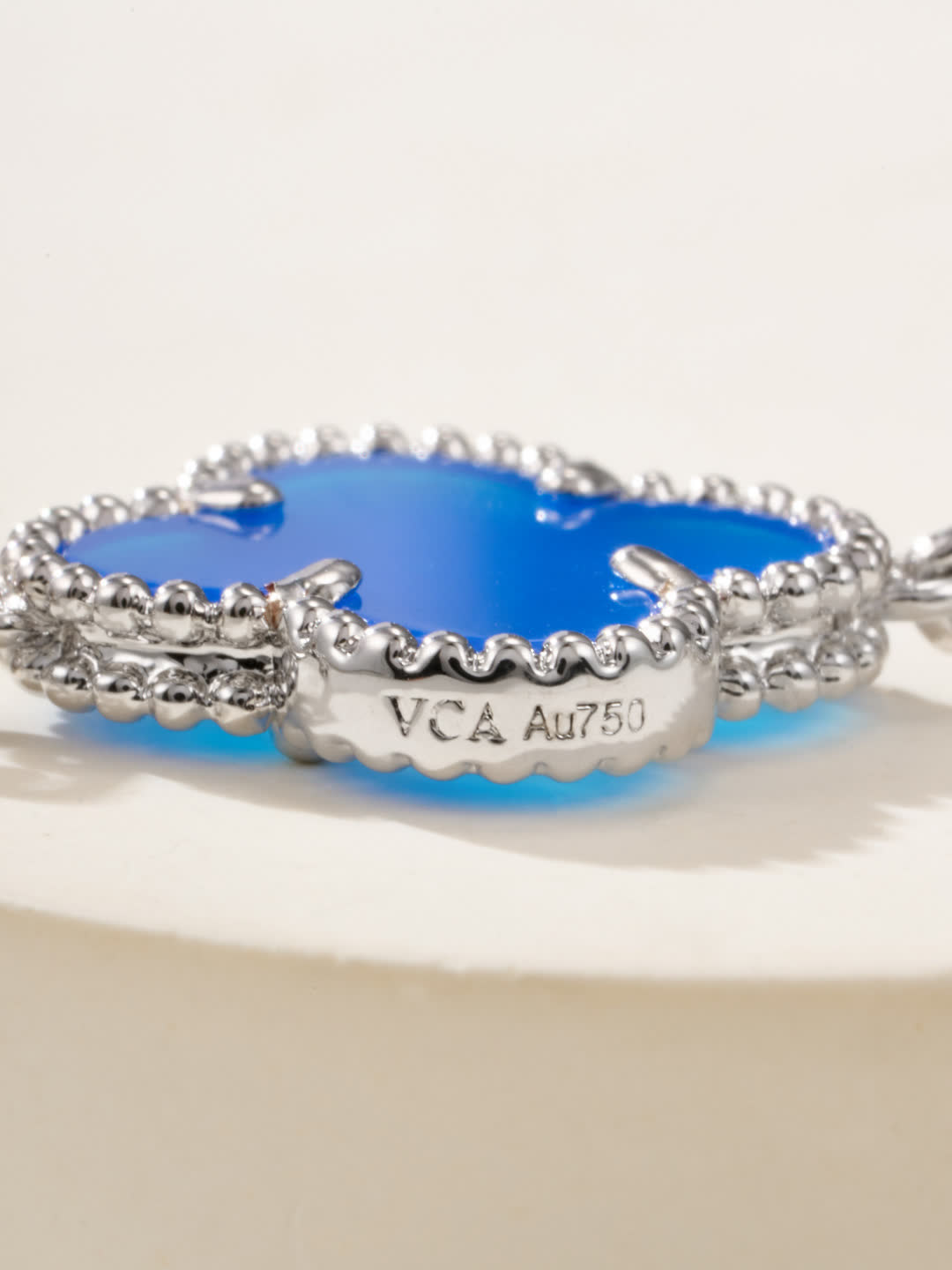 Van Cleef & Arpels Magic Alhambra Blue Enamel Bracelet